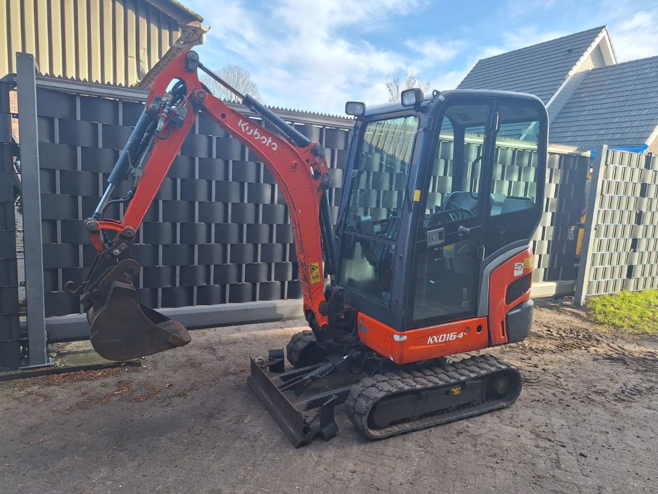 Kubota KX016 mini graafmachine hitachi bobcat yanmar