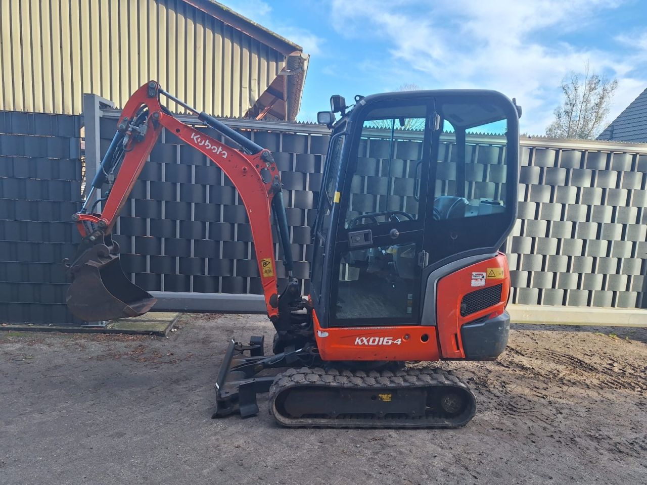 Kubota KX016 mini graafmachine hitachi bobcat yanmar