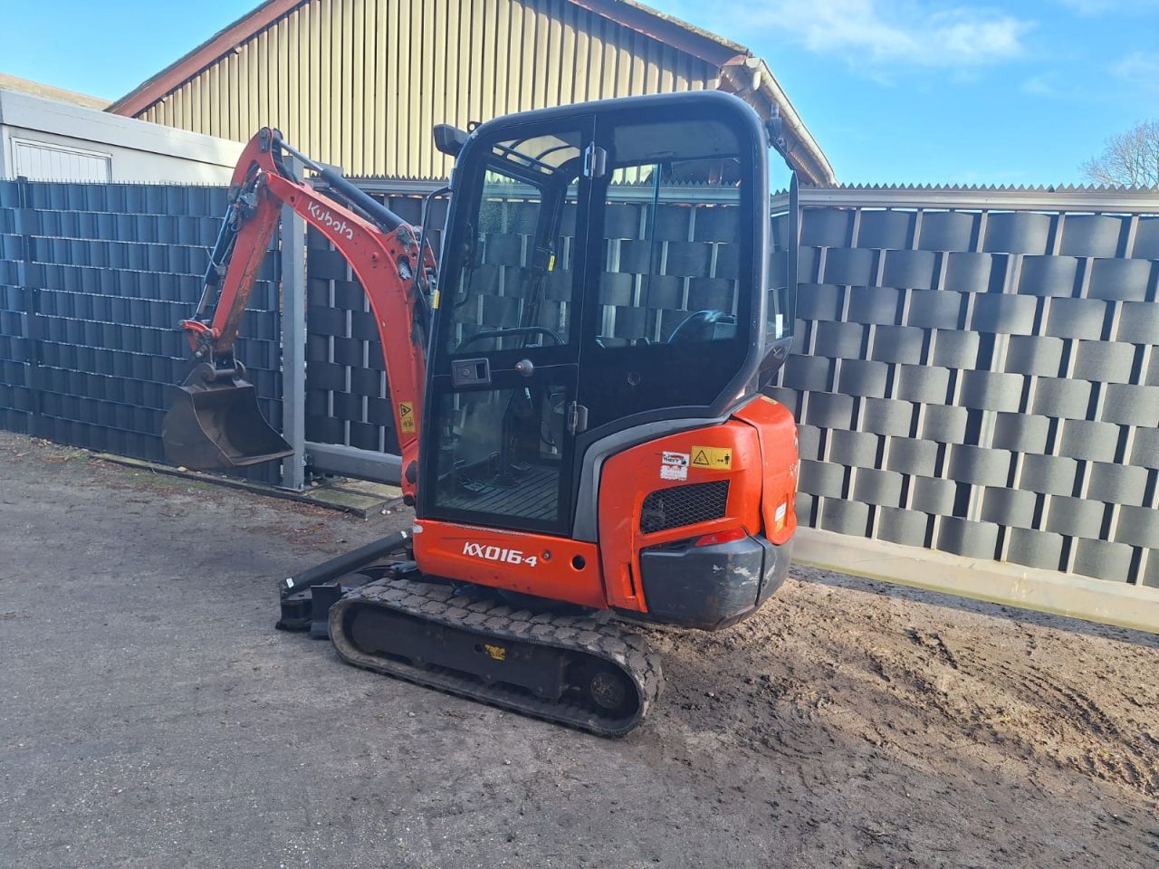 Kubota KX016 mini graafmachine hitachi bobcat yanmar
