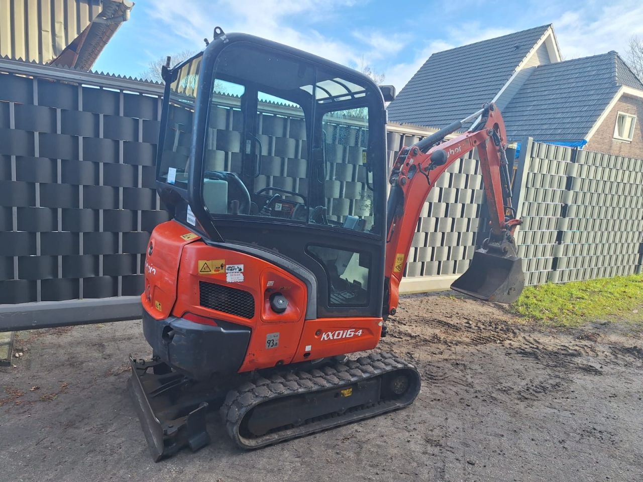 Kubota KX016 mini graafmachine hitachi bobcat yanmar