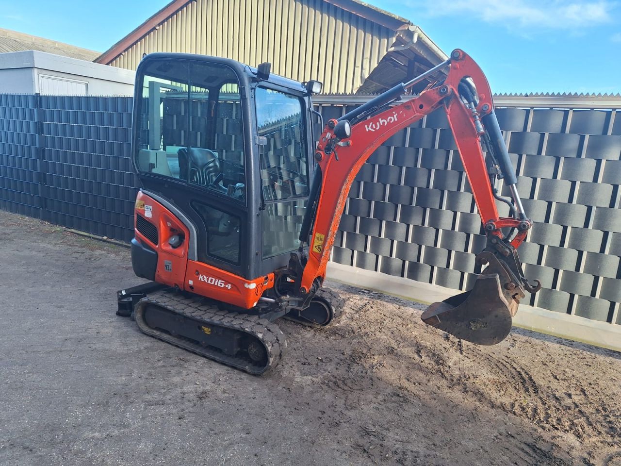 Kubota KX016 mini graafmachine hitachi bobcat yanmar