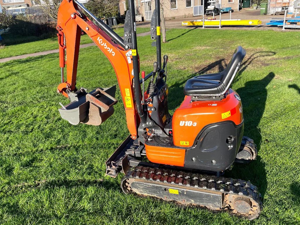 Kubota U10-3 minigraafmachine slechts 790 uur