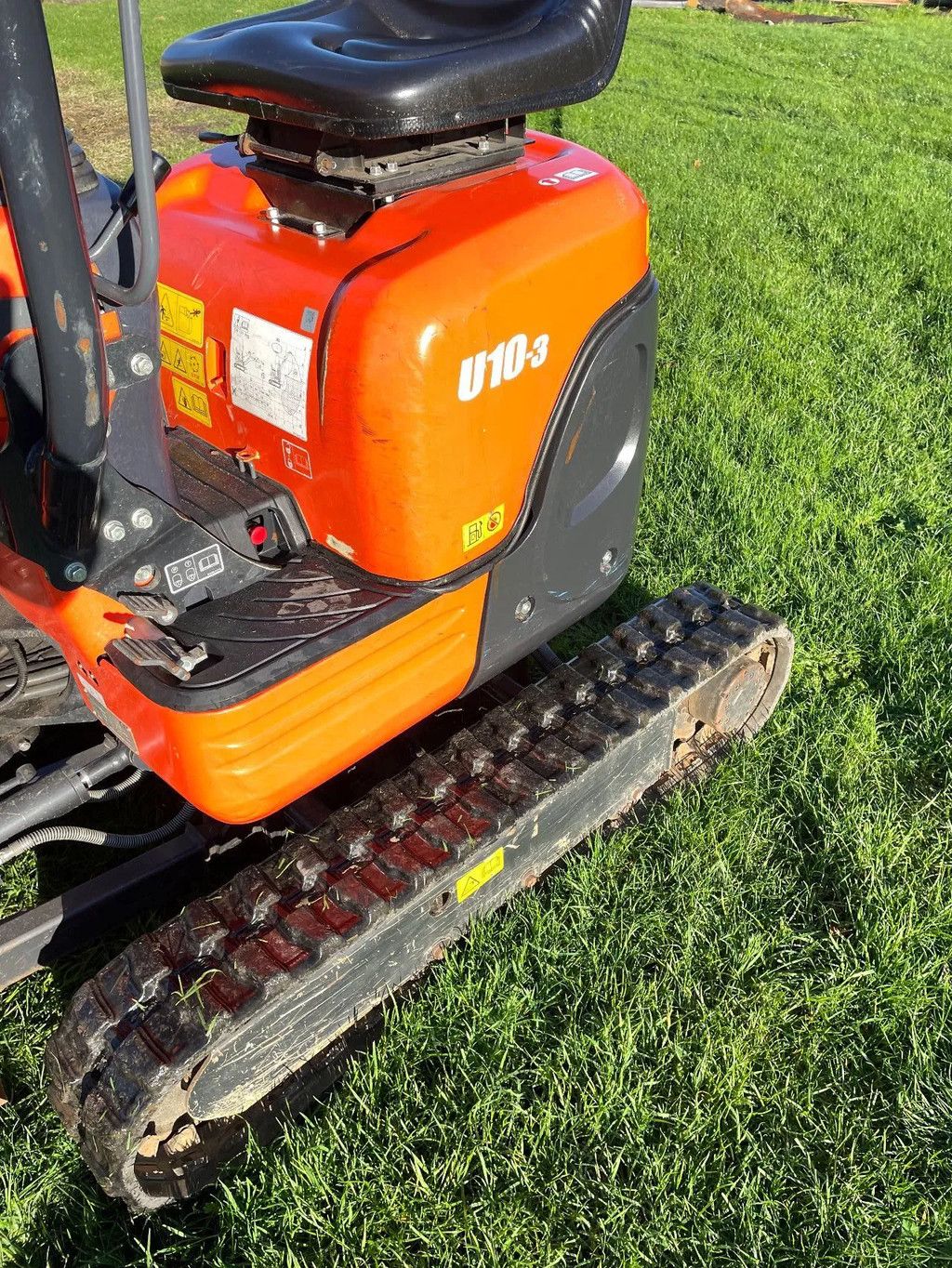 Kubota U10-3 minigraafmachine slechts 790 uur