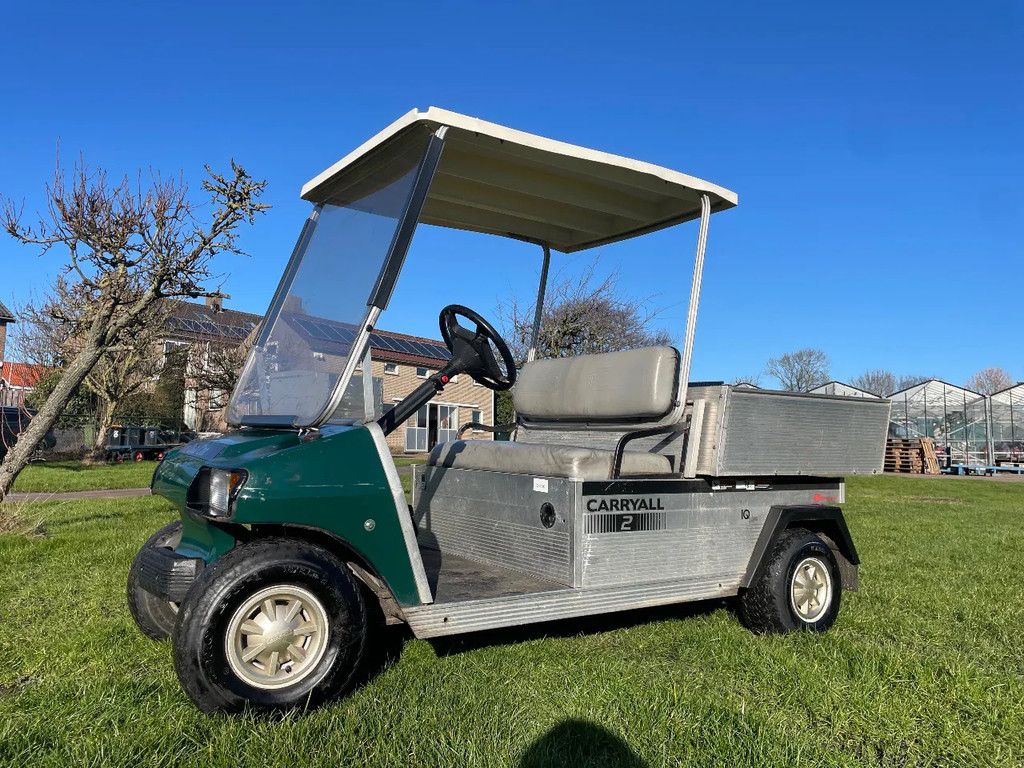 Clubcar Carryall 2 utility Golfcar met ruime laadbak en kenteken