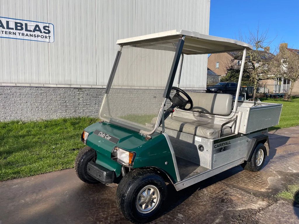 Clubcar Carryall 2 utility Golfcar met ruime laadbak en kenteken