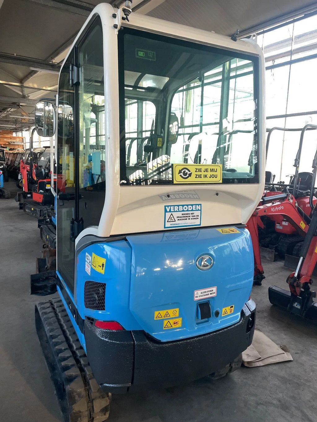 Kubota KX016-4 minigraafmachine