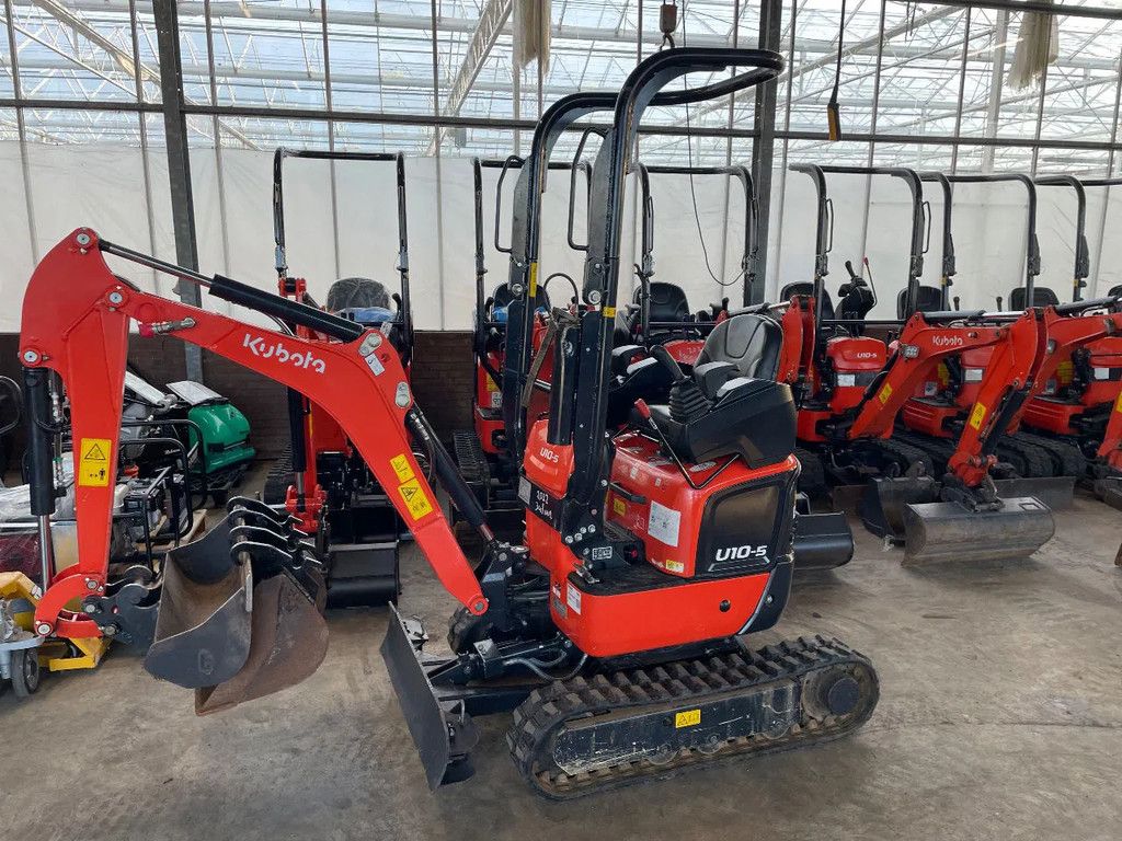 Kubota U10-3 en Bobcat minigraafmachines