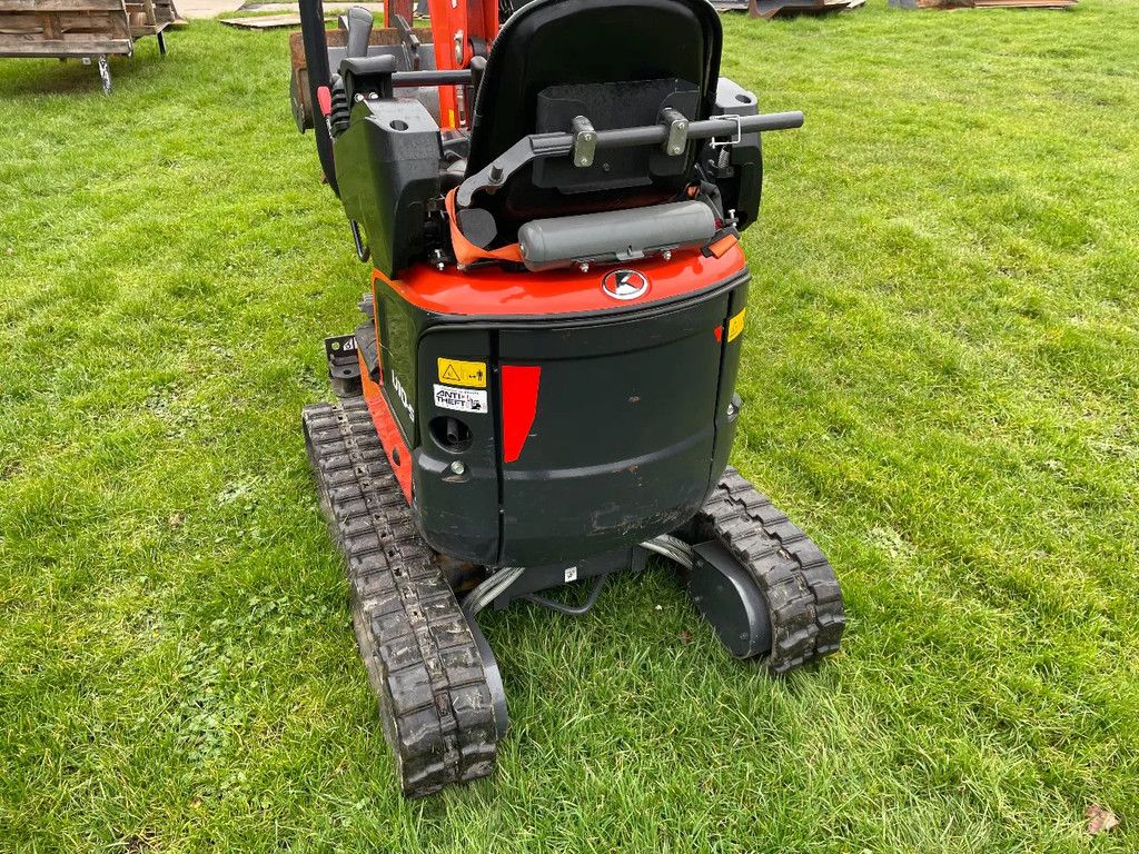 Kubota U10-5 minigraver 2024 met slechts 379 uur met 3 bakken