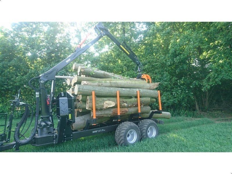 BMF 10 t. skovvogn med 7,2 m kran