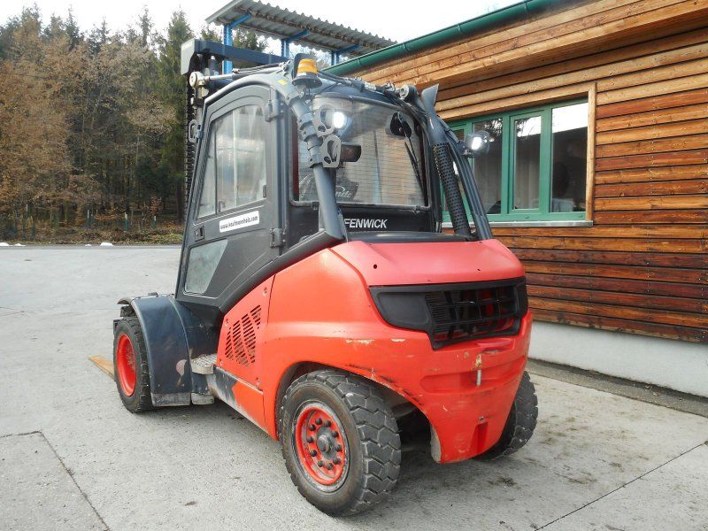 Linde H40D-02 mit Zwillingsreifen + SS + Kabine