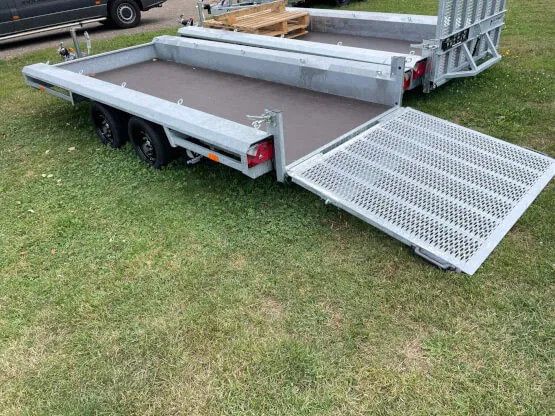 Diversen Vlemmix 400x150 machine transporter met oprijplaat nieuw! 3500kg