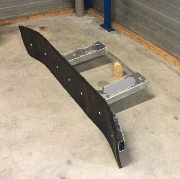 Sneeuwschuif baggerschuif voor heftruck of shovel Verzinkt