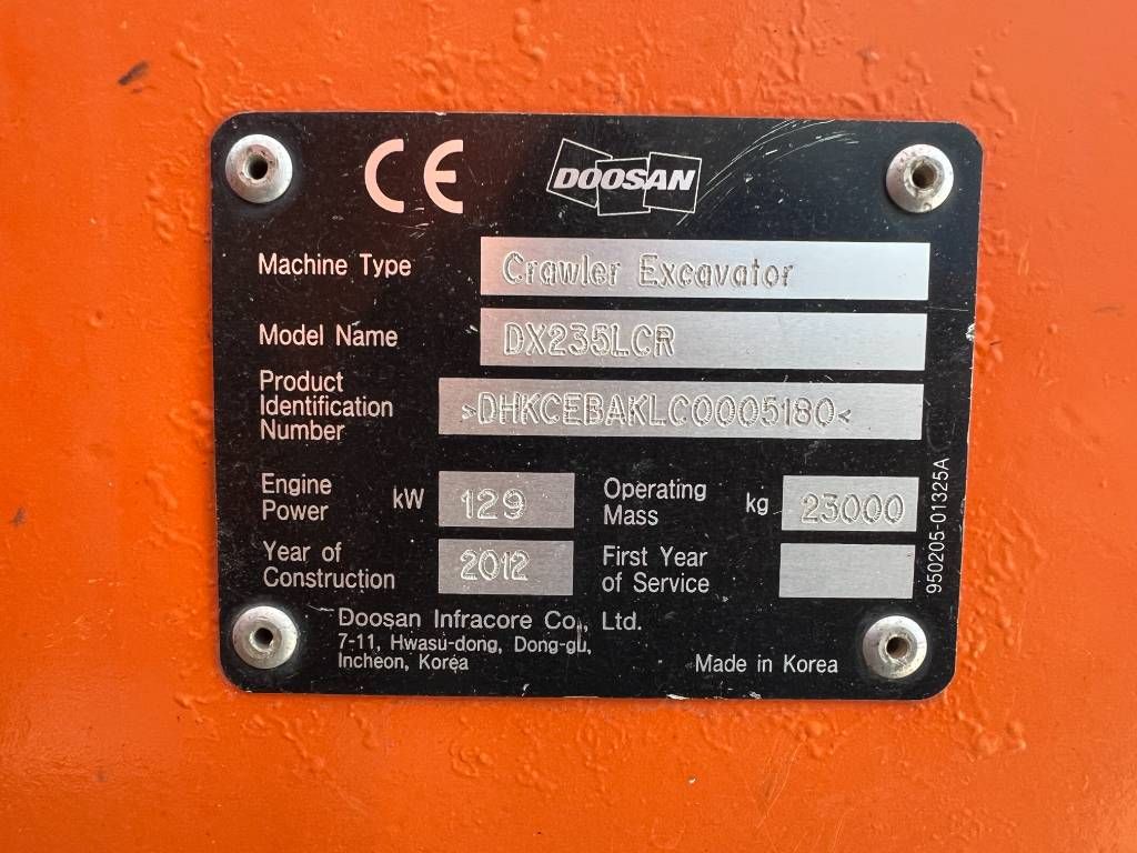 Doosan DX235LCR