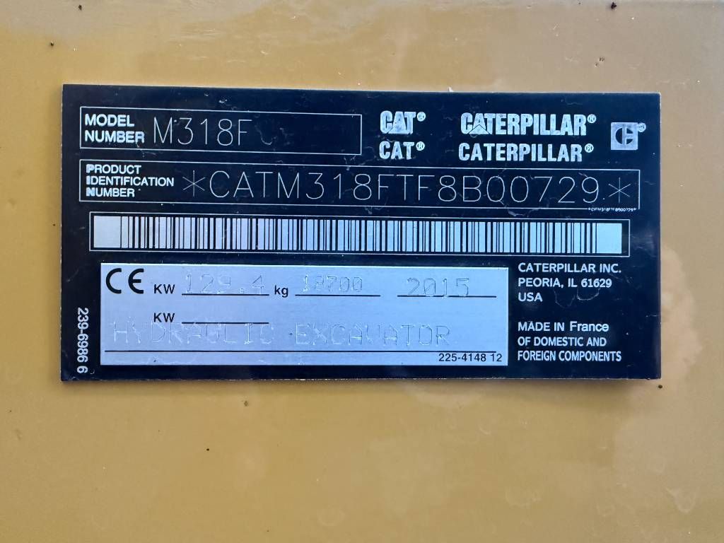 CAT M318F
