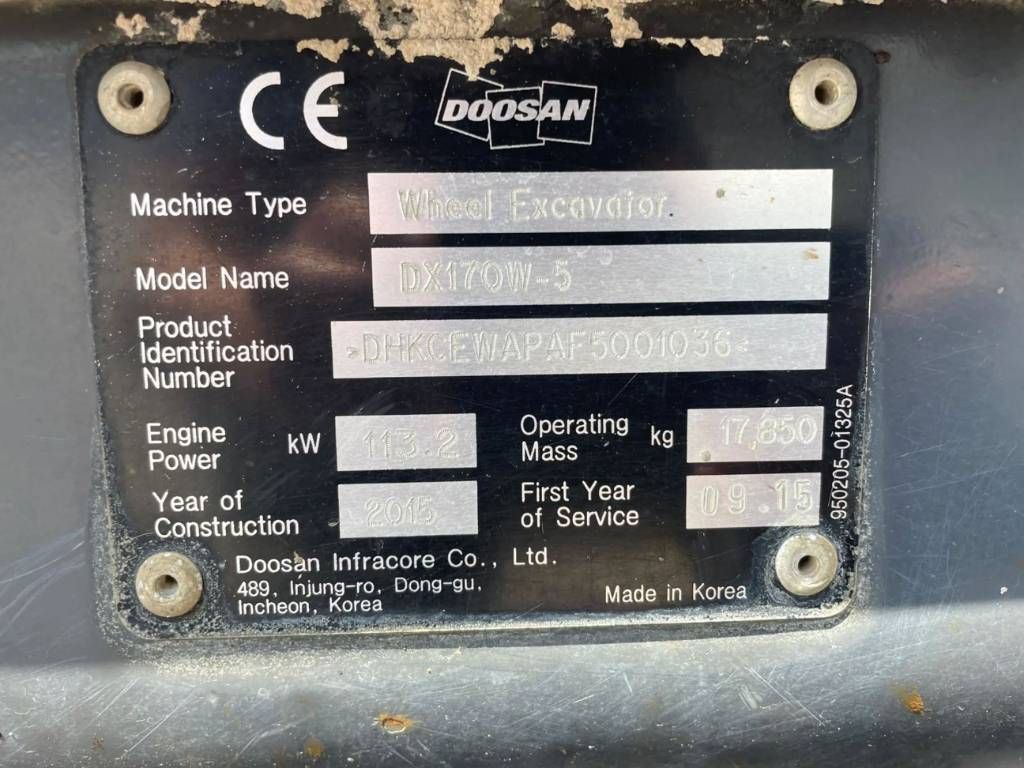Doosan DX170W-5