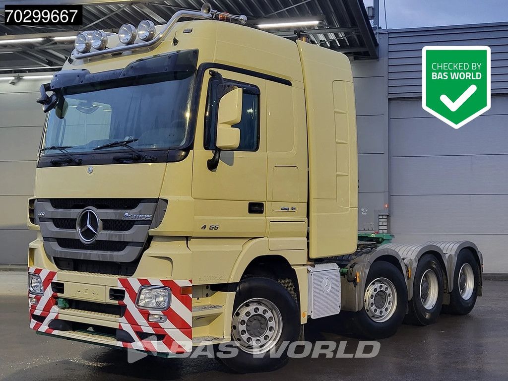 Mercedes Actros 4155 8X4 120T! 3-Pedals Retarder Big-Axle Lift+Lenkachse Euro 5