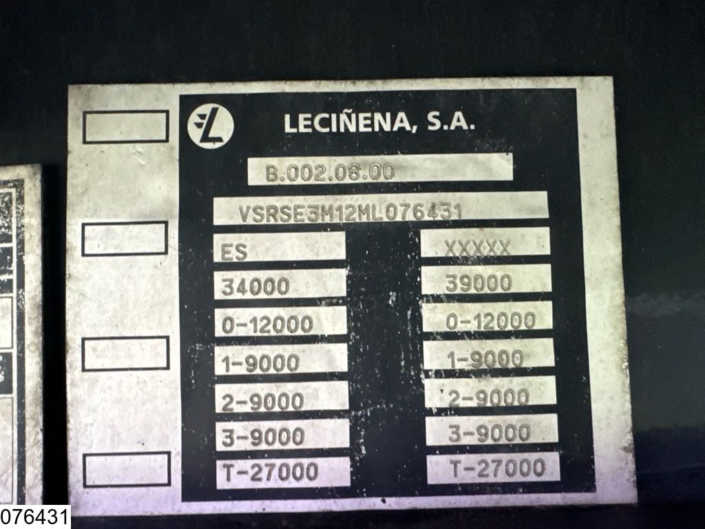 Lecinena Semie 42,000 kg, steering axle