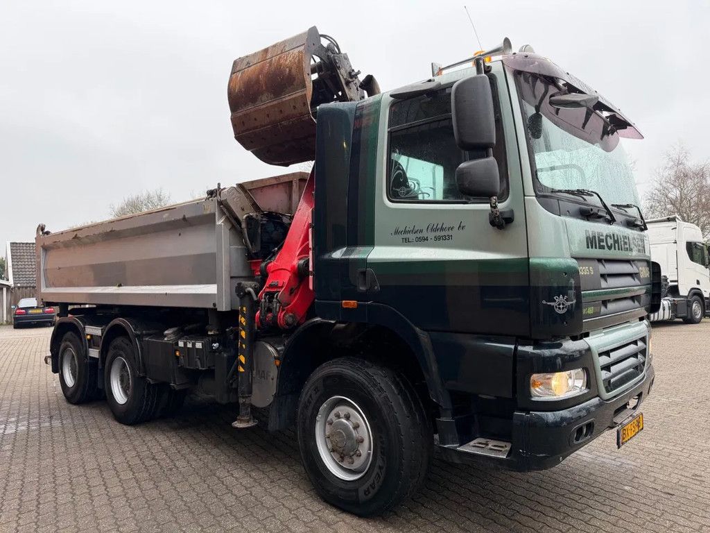 Ginaf X 3335 S 460 6X6 17 T/M Palfinger Kraan/Crane 3 Zijdige kipper