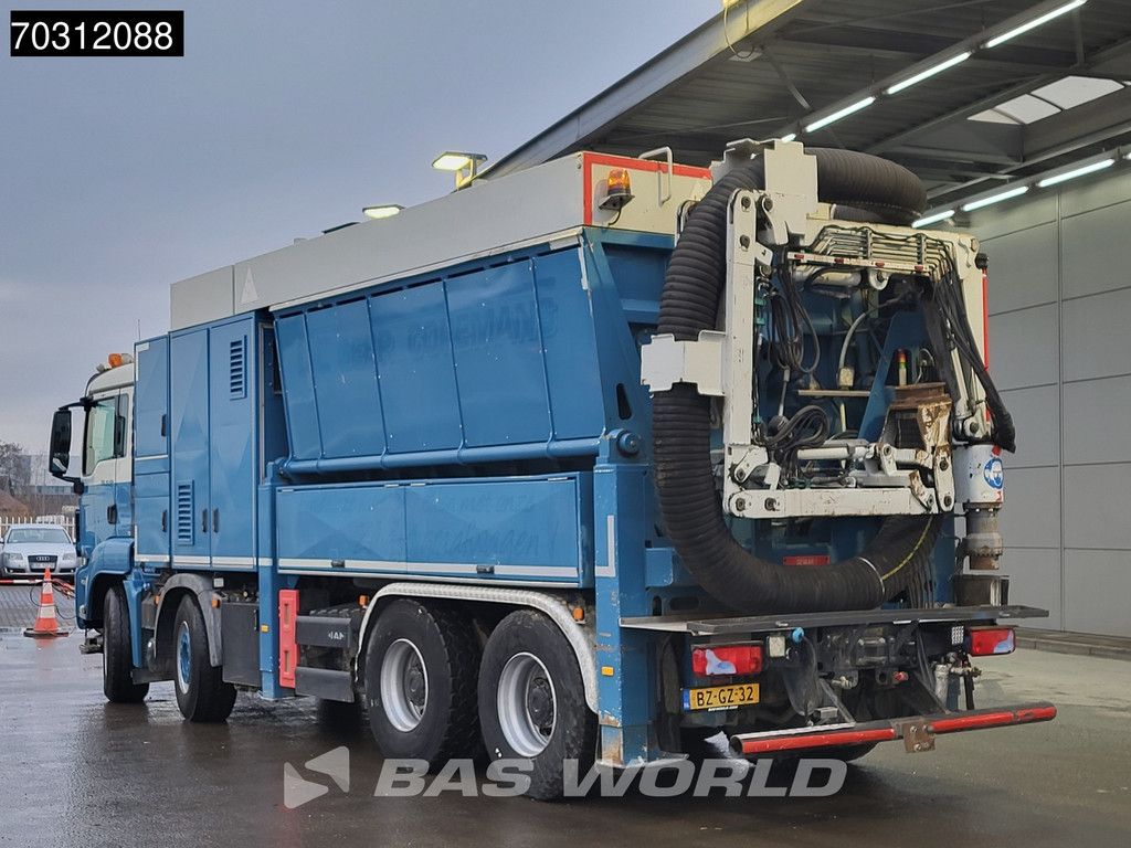 MAN TGS TGS 41.480 RSP 2-turbinate suction unit excavator Hydraulic arm Remote control Euro 5