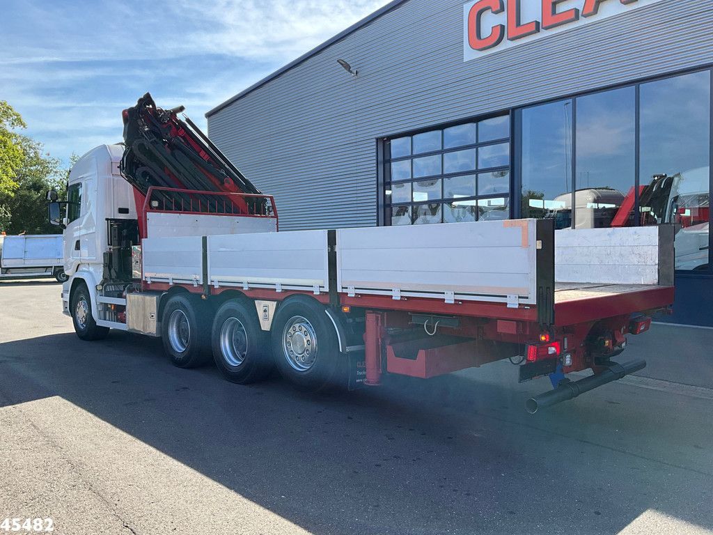Scania R 490 8x4 Euro 6 Retarder HMF 60 Tonmeter laadkraan + Fly-Jib