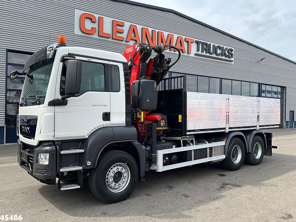 MAN TGS 33.460 6x4 Euro 6 Fassi 23 Tonmeter laadkraan Just 137.258 Km!