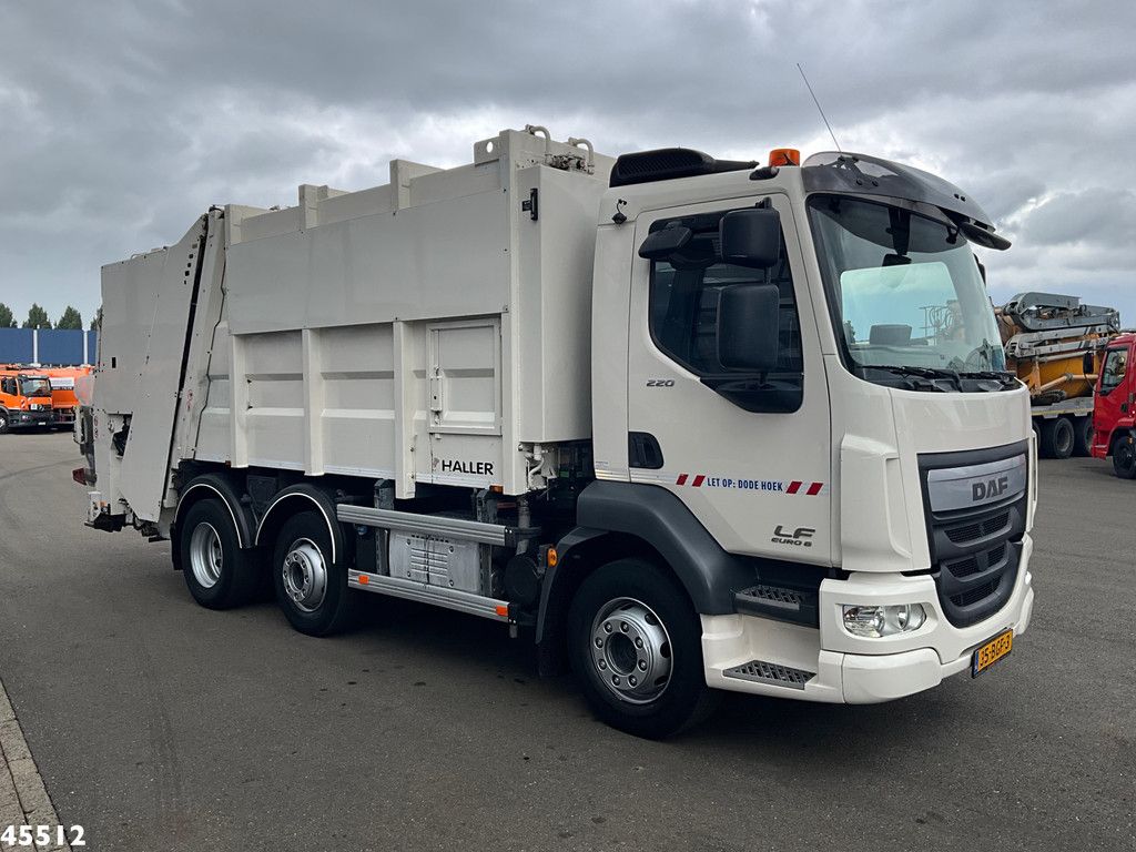 DAF FAG LF 220 Euro 6 Haller 14m³ Just 122.382 km!