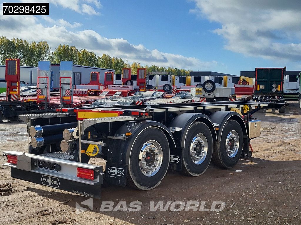 Van Hool 3 axles Liftachse ADR 20ft