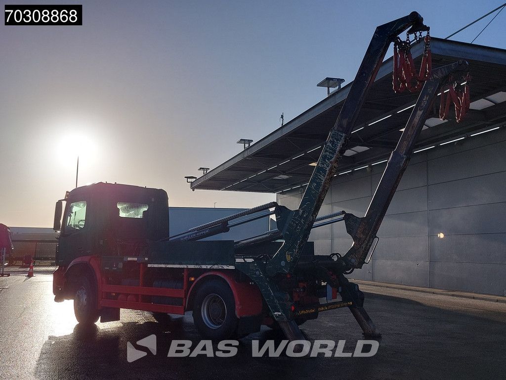 Mercedes Arocs 1833 4X2 Meiller Ak 12 LT skiploader Steelsuspension Big-Axle Automatic Euro 6