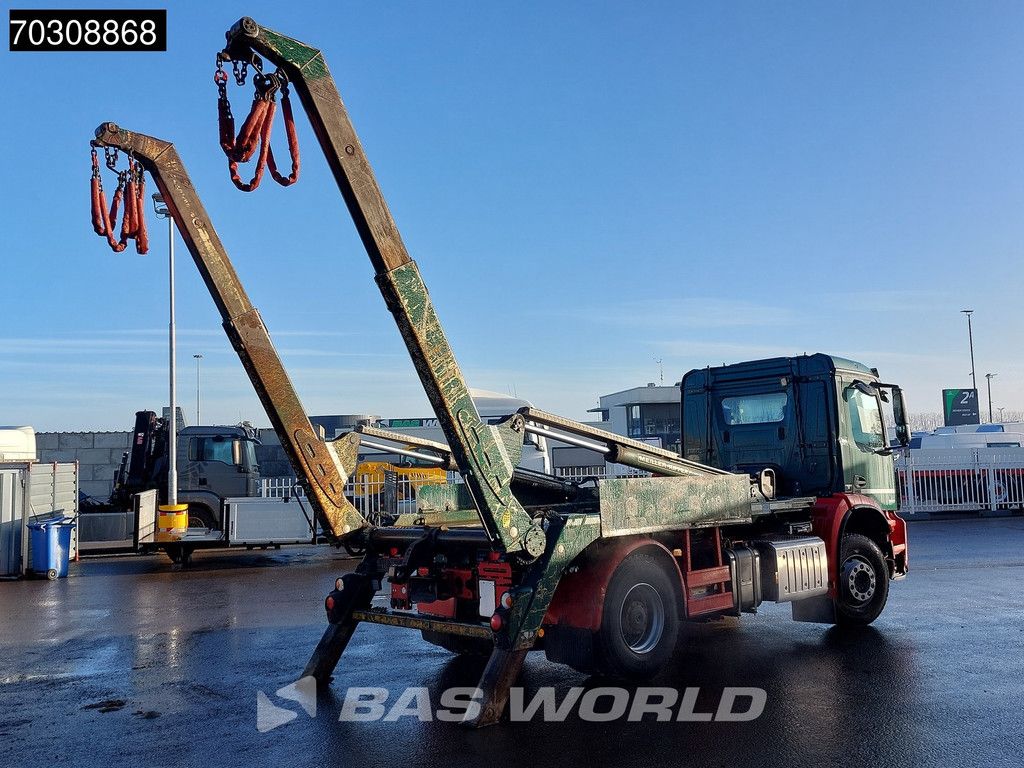 Mercedes Arocs 1833 4X2 Meiller Ak 12 LT skiploader Steelsuspension Big-Axle Automatic Euro 6