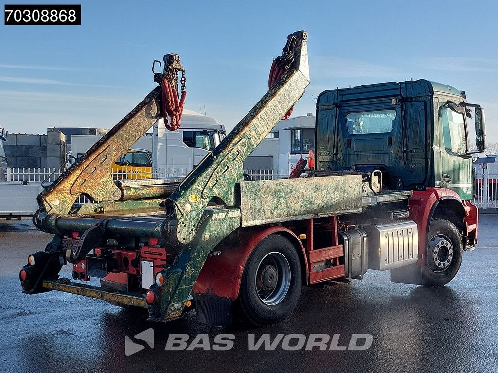 Mercedes Arocs 1833 4X2 Meiller Ak 12 LT skiploader Steelsuspension Big-Axle Automatic Euro 6