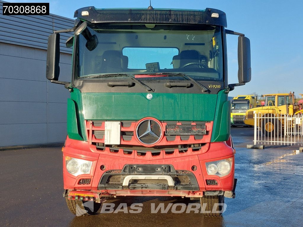Mercedes Arocs 1833 4X2 Meiller Ak 12 LT skiploader Steelsuspension Big-Axle Automatic Euro 6