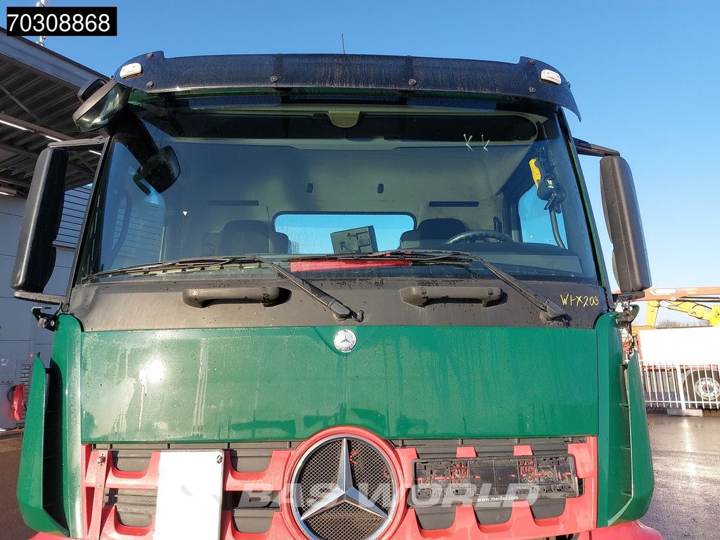 Mercedes Arocs 1833 4X2 Meiller Ak 12 LT skiploader Steelsuspension Big-Axle Automatic Euro 6