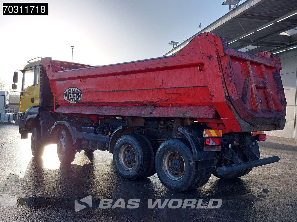 MAN TGA TGA 41.440 8X8 8x8 18m3 Meiller tipper Steelsuspension Big-Axle Manual Euro 4