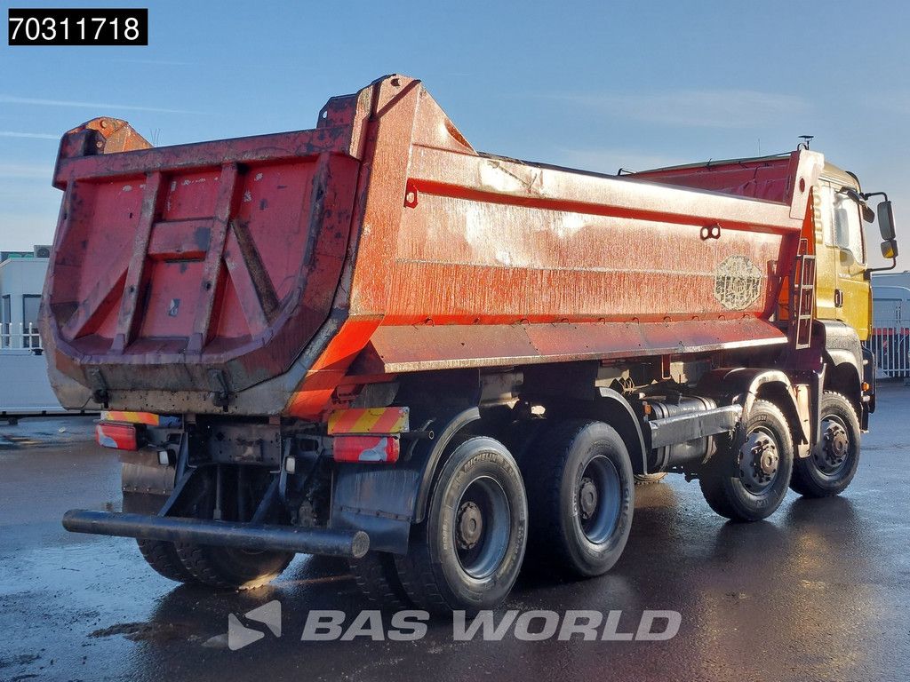 MAN TGA TGA 41.440 8X8 8x8 18m3 Meiller tipper Steelsuspension Big-Axle Manual Euro 4