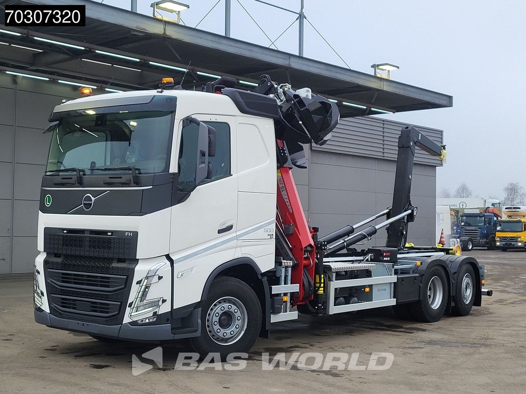 Volvo FH 500 6X2 NEW! Penz Crane 15Z.9.50R HIAB 20S56 containersystem Euro 6