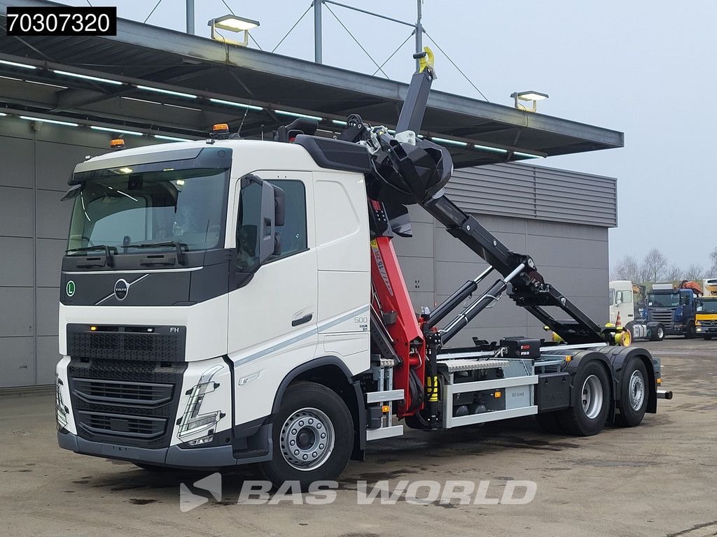 Volvo FH 500 6X2 NEW! Penz Crane 15Z.9.50R HIAB 20S56 containersystem Euro 6