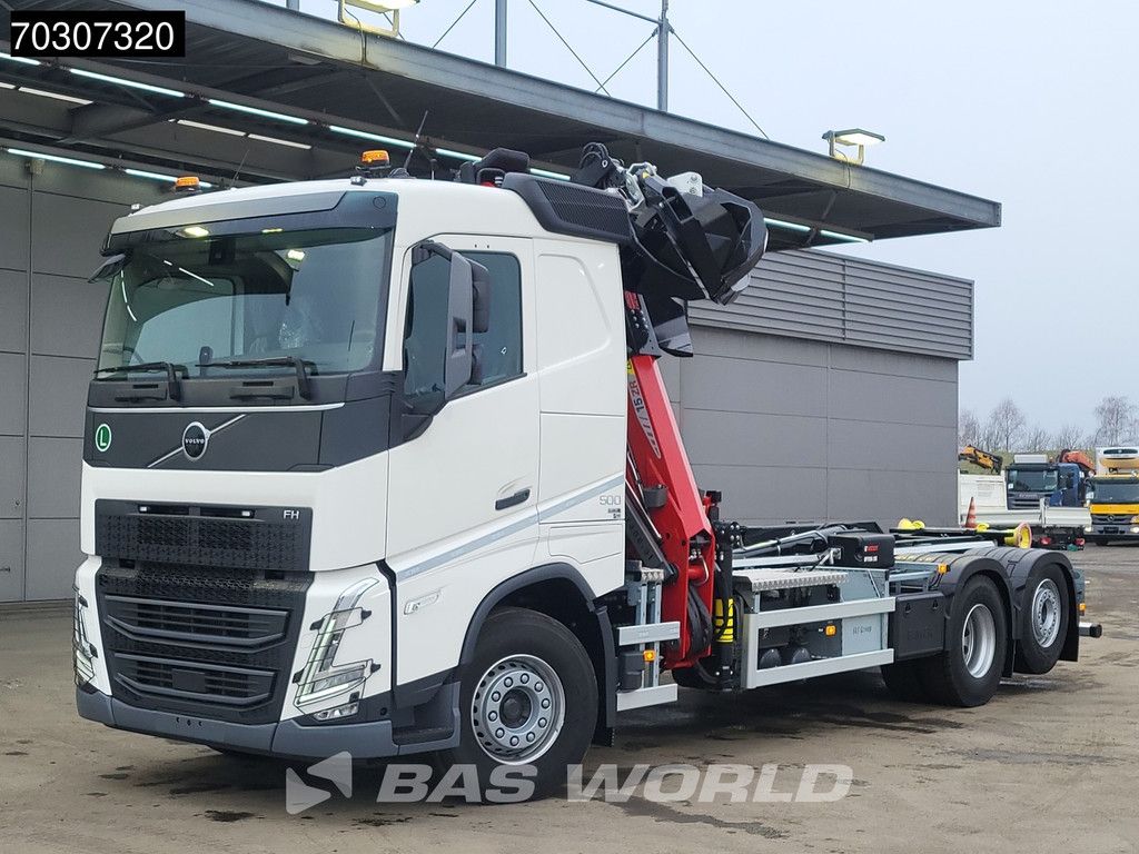 Volvo FH 500 6X2 NEW! Penz Crane 15Z.9.50R HIAB 20S56 containersystem Euro 6
