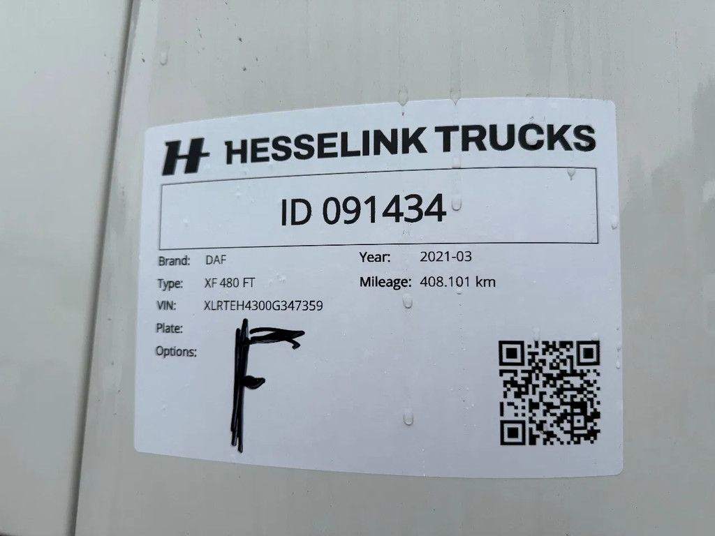 DAF XF 480 4X2 SSC Super Space 2x tank 408.101KM