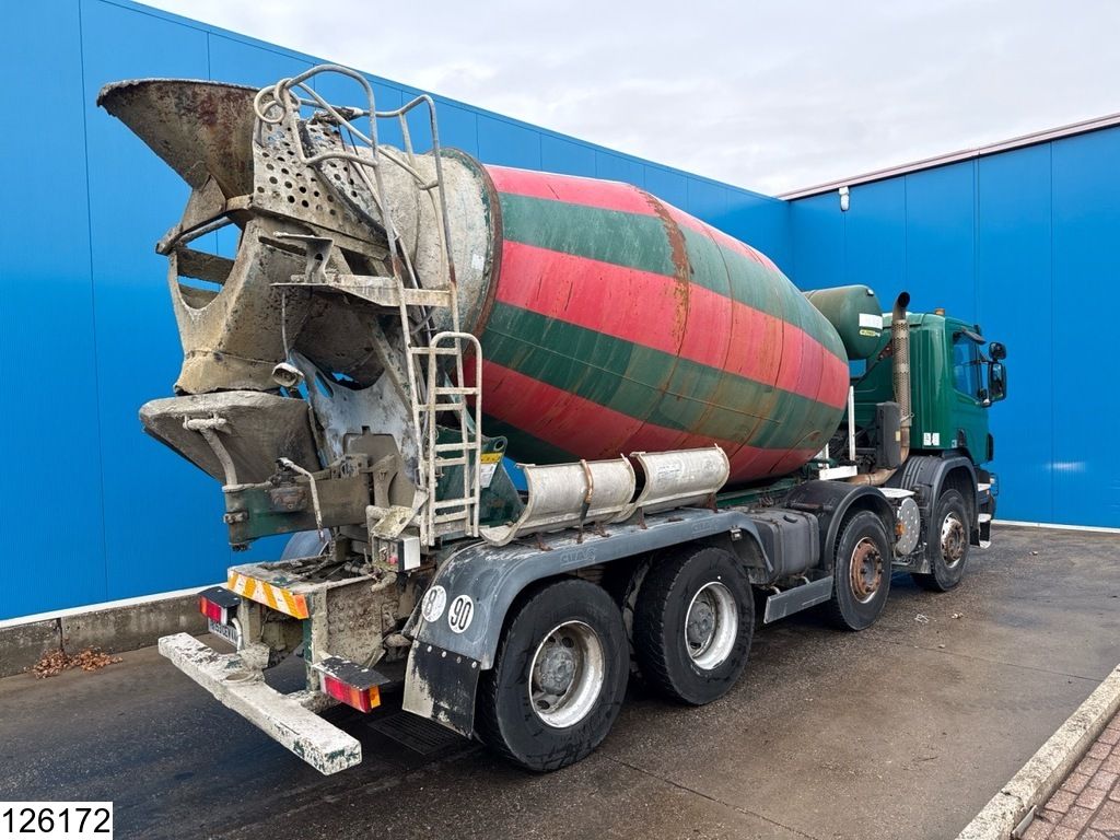 Scania P 380 8x4, EURO 4, CIFA, 9m3, Manual transmission