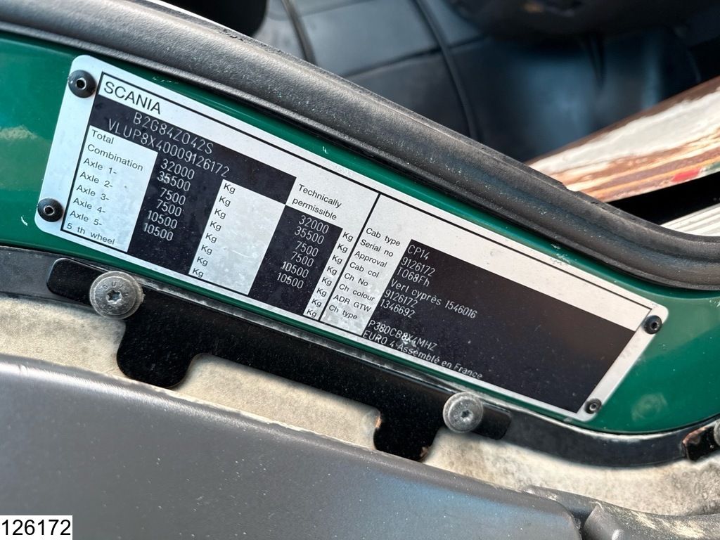 Scania P 380 8x4, EURO 4, CIFA, 9m3, Manual transmission