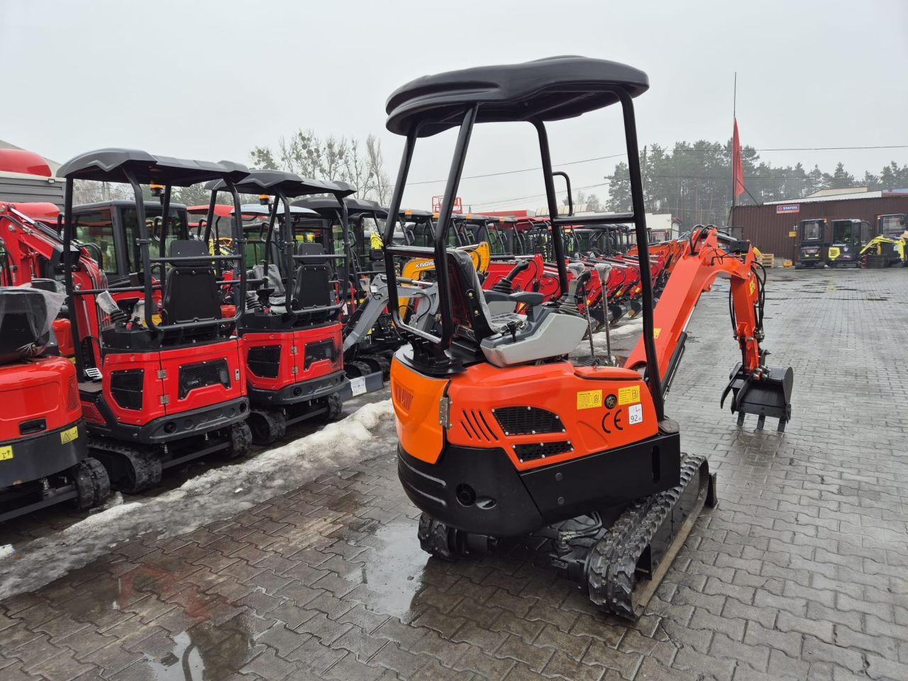 Minigraafmachine minigraver KNT18 Kingway knickarm joystick GARA