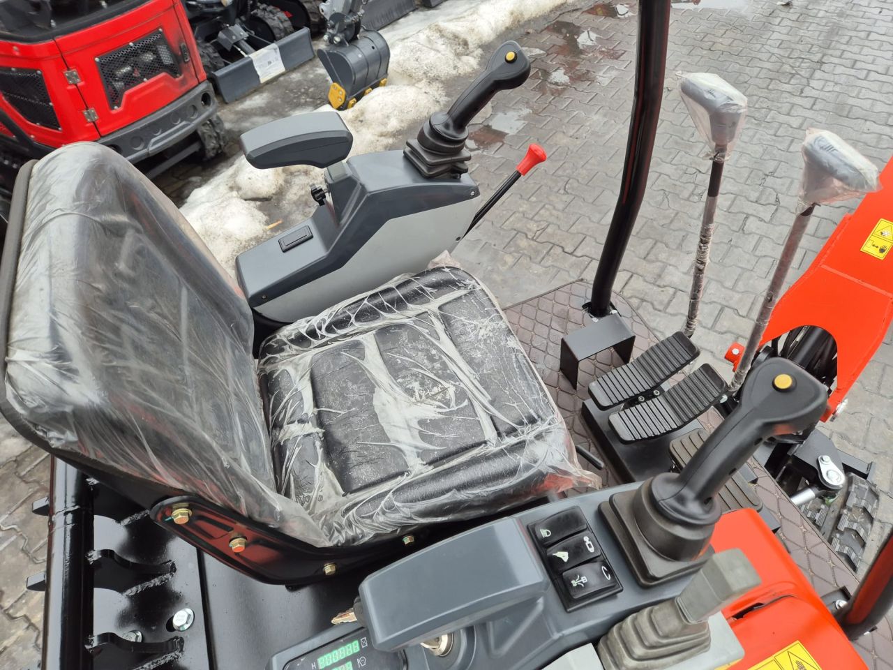 Minigraafmachine minigraver KNT18 Kingway knickarm joystick GARA