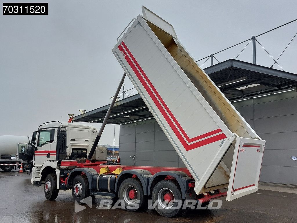MAN TGS 35.430 8X4 20m3 Eisel aluminum tipper Steel suspension Big-Axle Automatic Euro 6