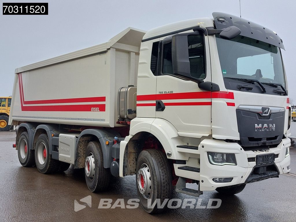 MAN TGS 35.430 8X4 20m3 Eisel aluminum tipper Steel suspension Big-Axle Automatic Euro 6