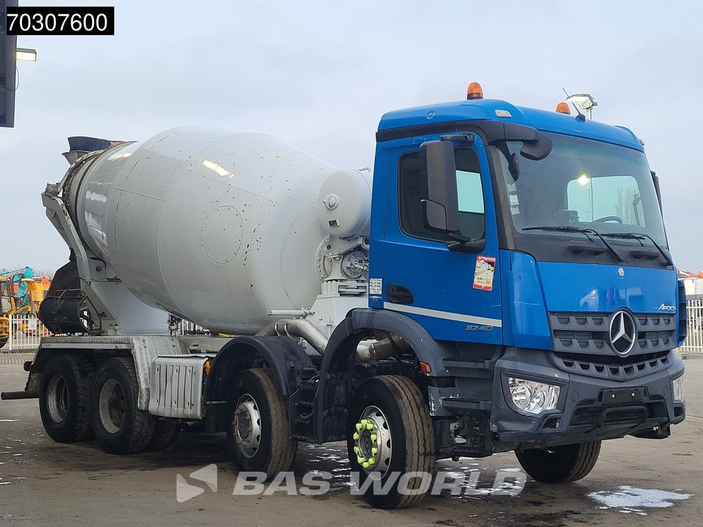 Mercedes Arocs 3240 8X4 9m3 Stetter Mixer Full Steel Euro 6