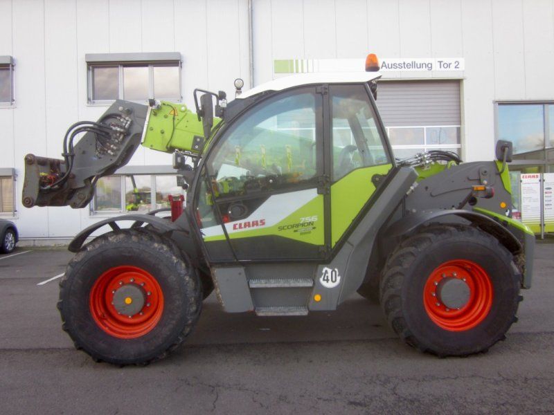 Claas SCORPION 756 VARIPOWER PLUS, Klima, 40 km/h