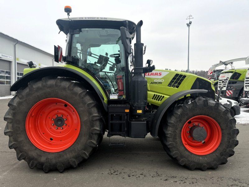 Claas ARION 660 CMATIC CEBIS, FKH + FZW, nur 1.952 h !