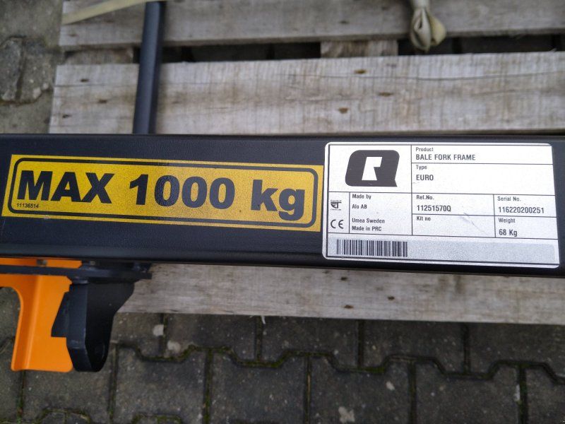 Quicke M 140 Euro Großballengabel