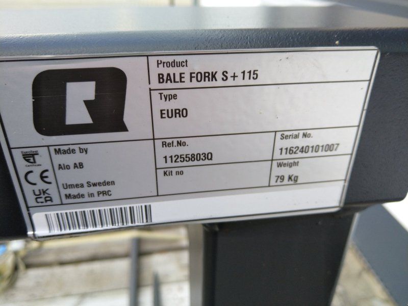 Quicke S+ 115 Euro Ballengabel