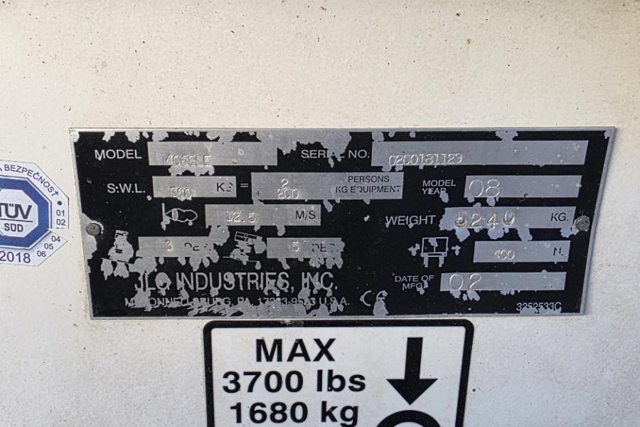 JLG 4069LE Electric, 14.2m Working Height, 360kg Capac